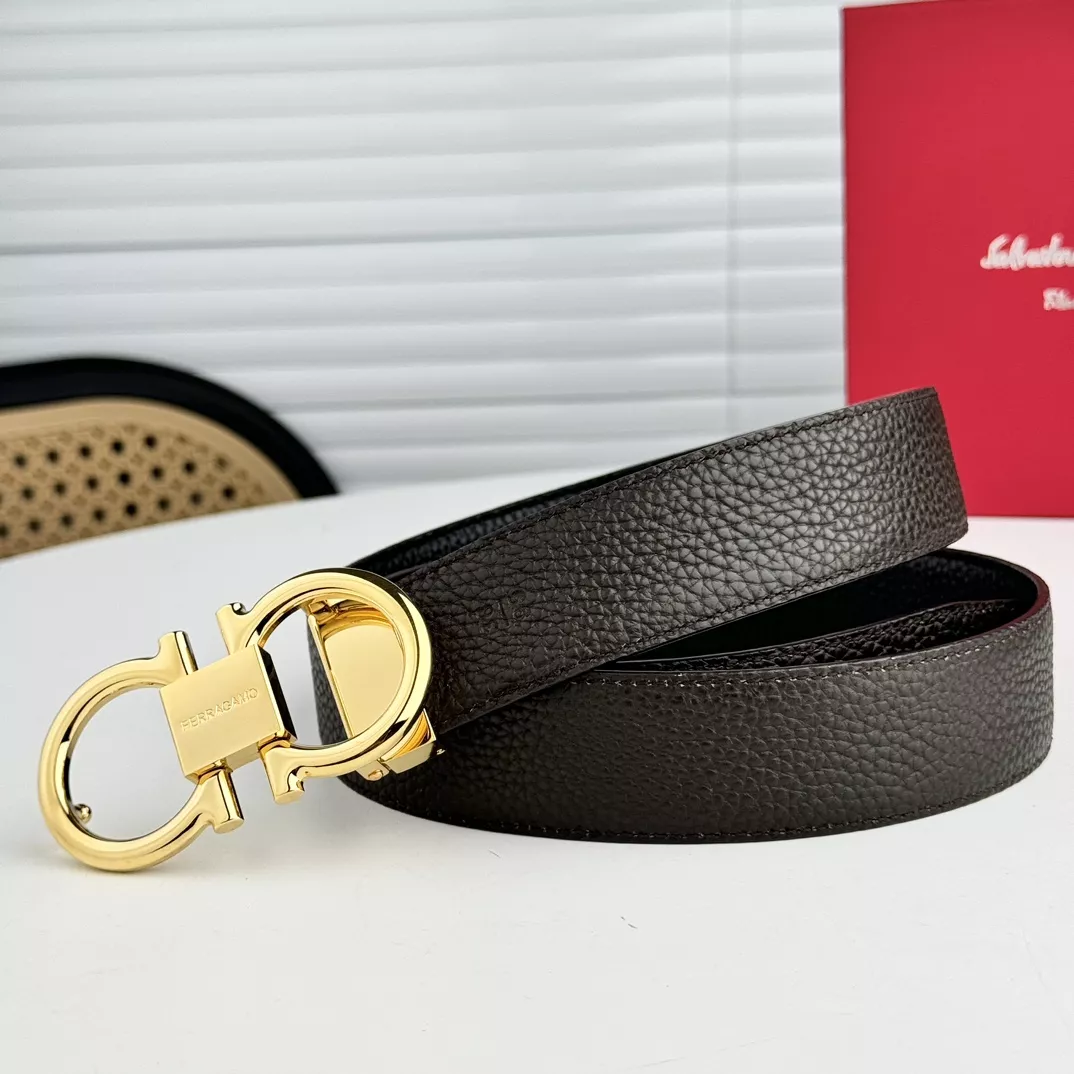 Affordable 7703 Salvatore Ferragamo AAA Quality Belts In 3.5cm For Men