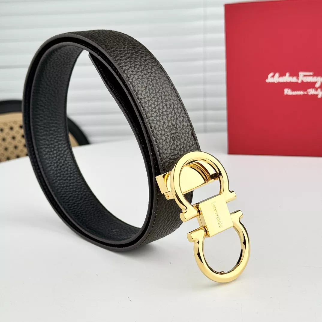 Affordable 7703 Salvatore Ferragamo AAA Quality Belts In 3.5cm For Men