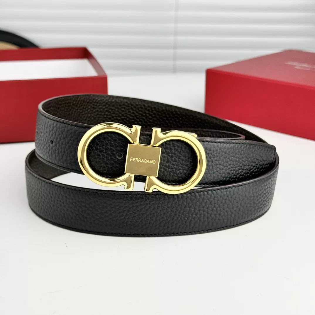 Affordable 7703 Salvatore Ferragamo AAA Quality Belts In 3.5cm For Men