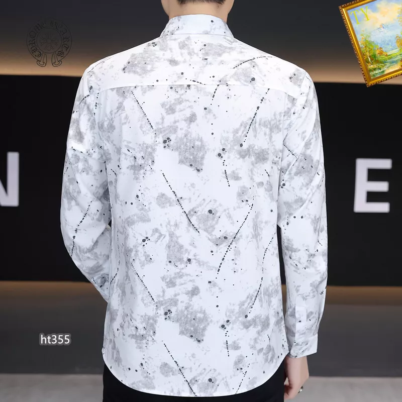 Affordable 7714 Chrome Hearts Shirts Long Sleeved For Men