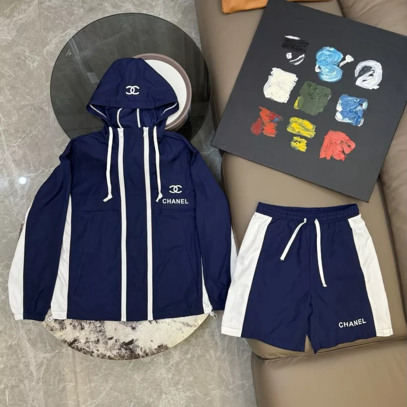 Affordable 8045 Chanel Tracksuits Long Sleeved For Unisex