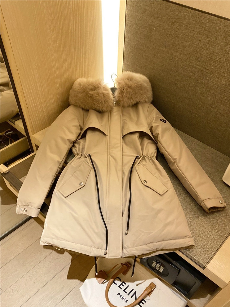 Affordable 8065 Prada Down Feather Coat Long Sleeved For Women