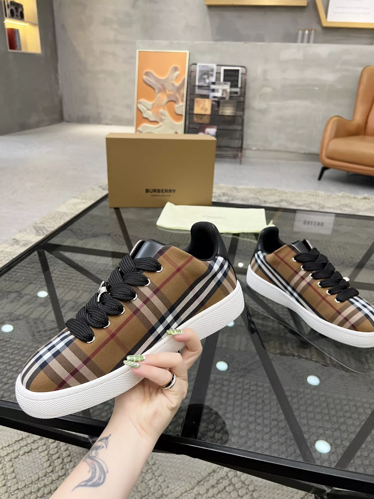Affordable 8169 Burberry Casual Shoes For Men