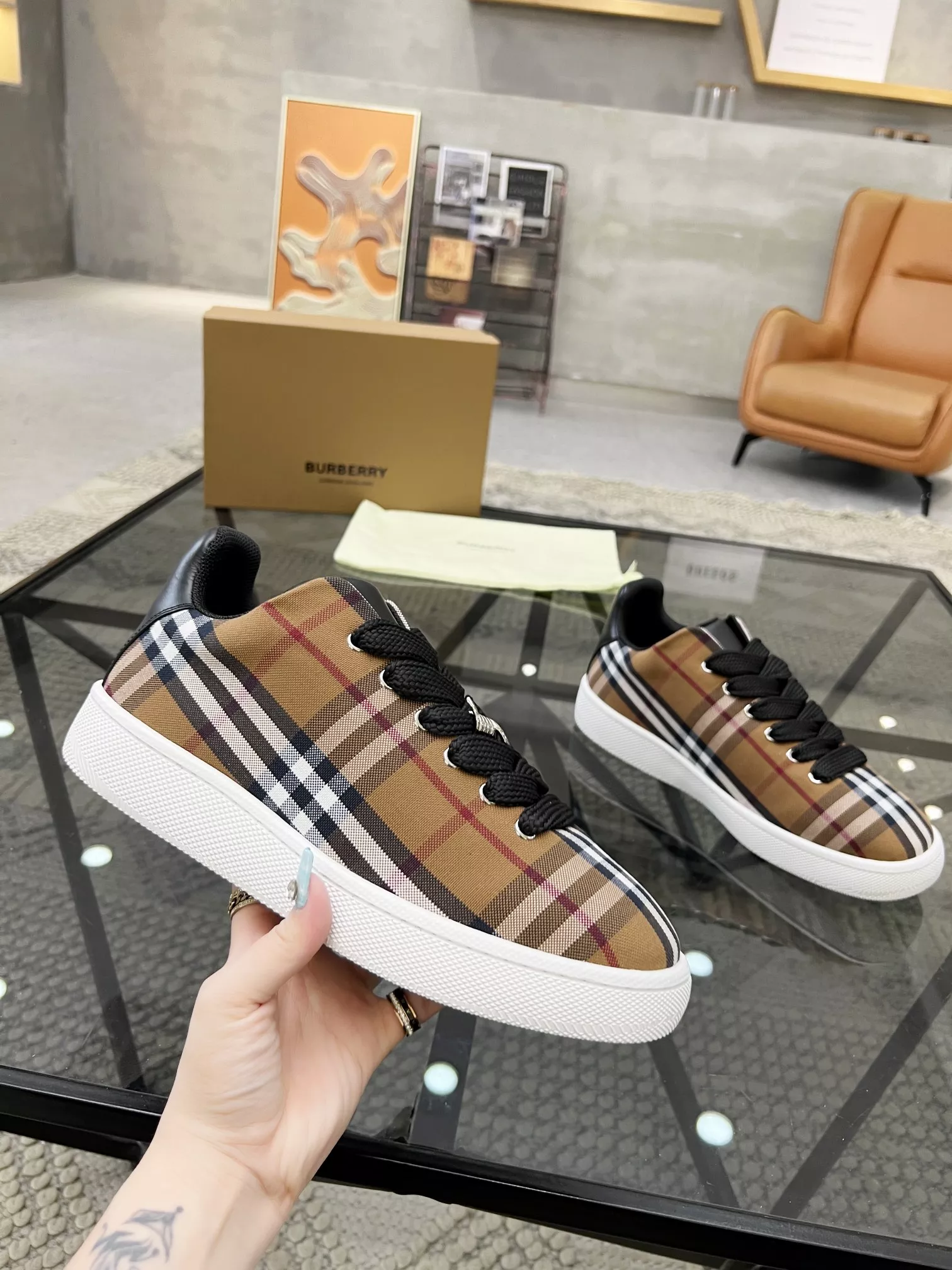 Affordable 8169 Burberry Casual Shoes For Men