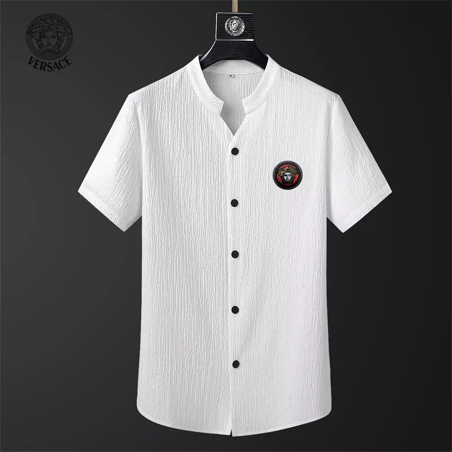 Affordable 8263 Versace Tracksuits Short Sleeved For Men