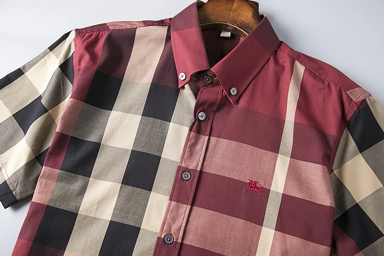 Affordable 8418 Burberry Shirts Short Sleeved For Men