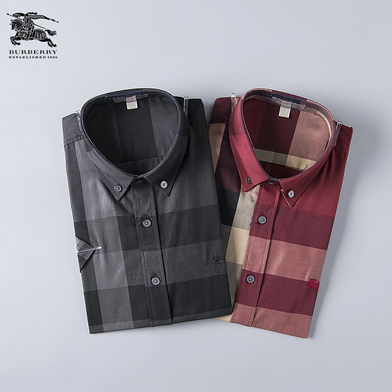 Affordable 8418 Burberry Shirts Short Sleeved For Men