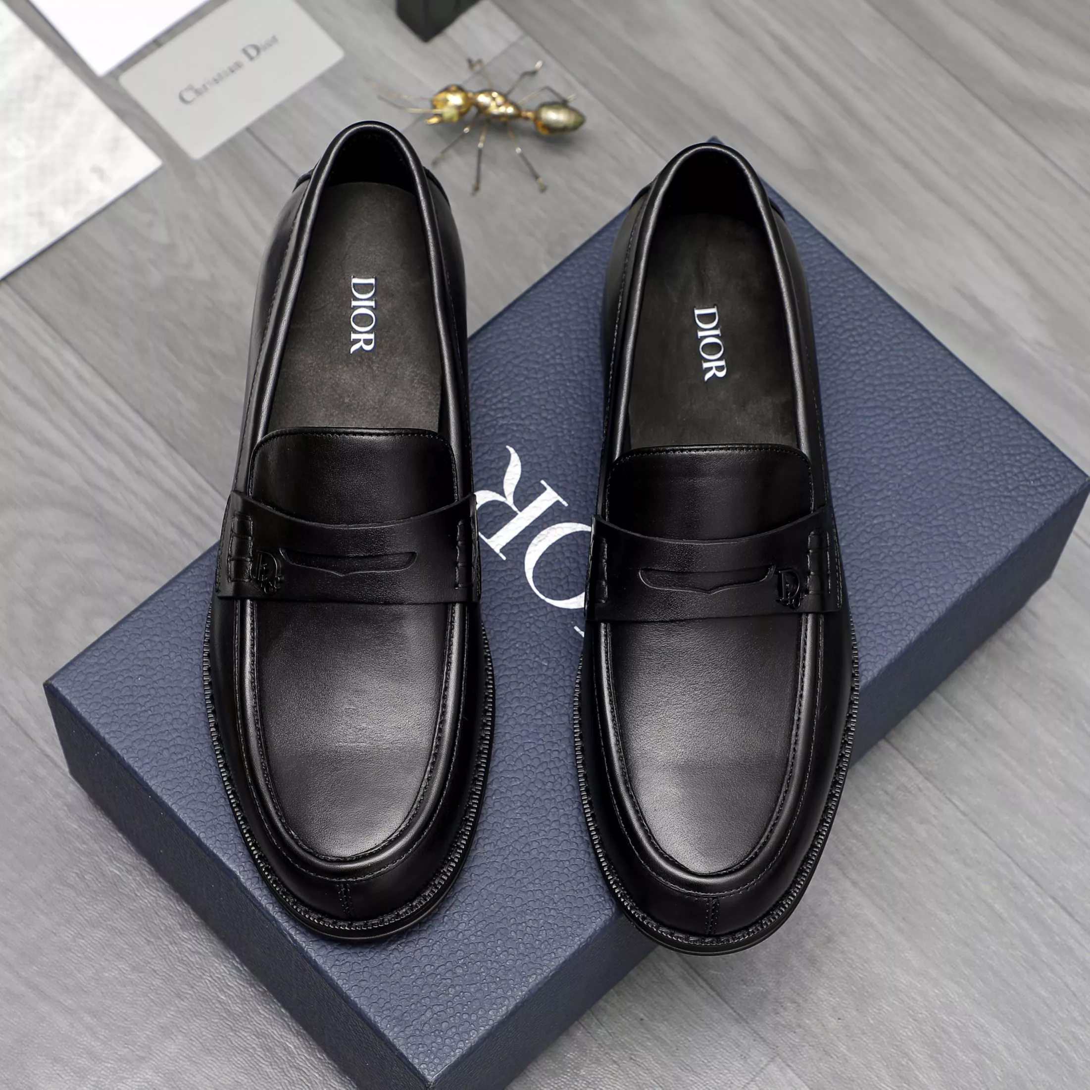 Affordable 8523 Christian Dior Leather Shoes For Men