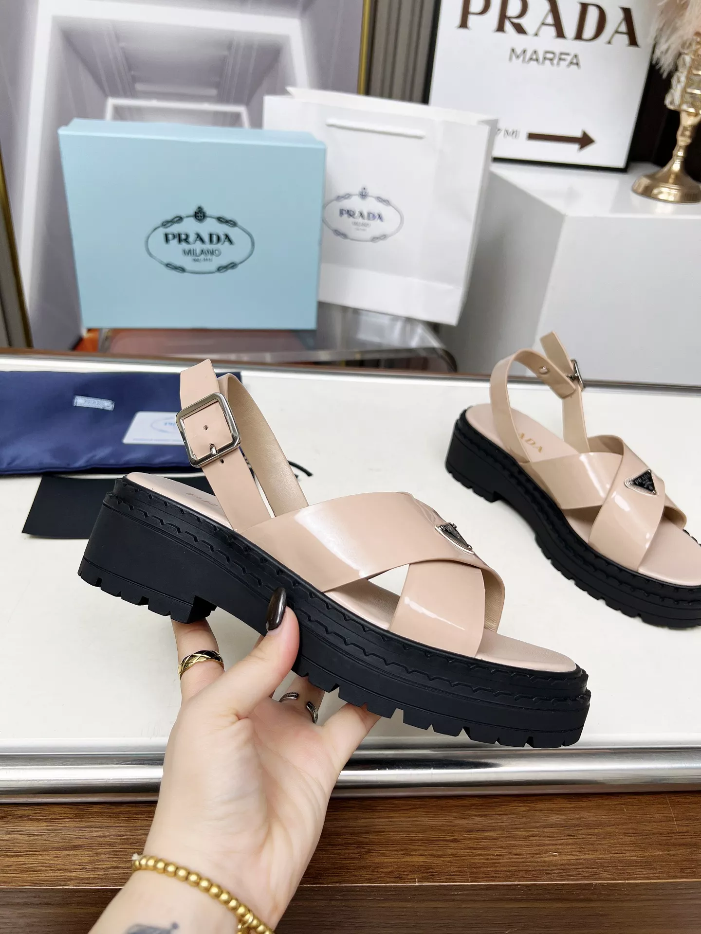 Affordable 9038 Prada Sandal For Women