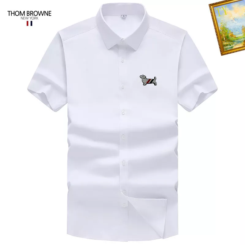 Affordable 9089 Thom Browne TB Shirts Short Sleeved For Men