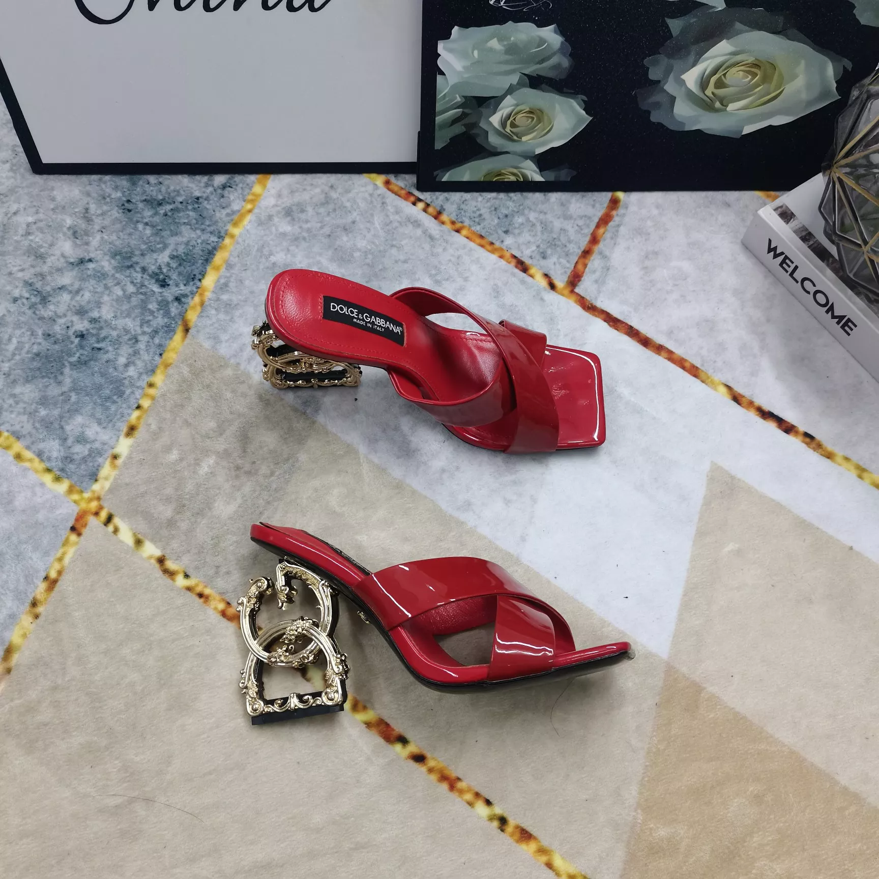 Affordable 9254 Dolce & Gabbana D&G Slippers For Women