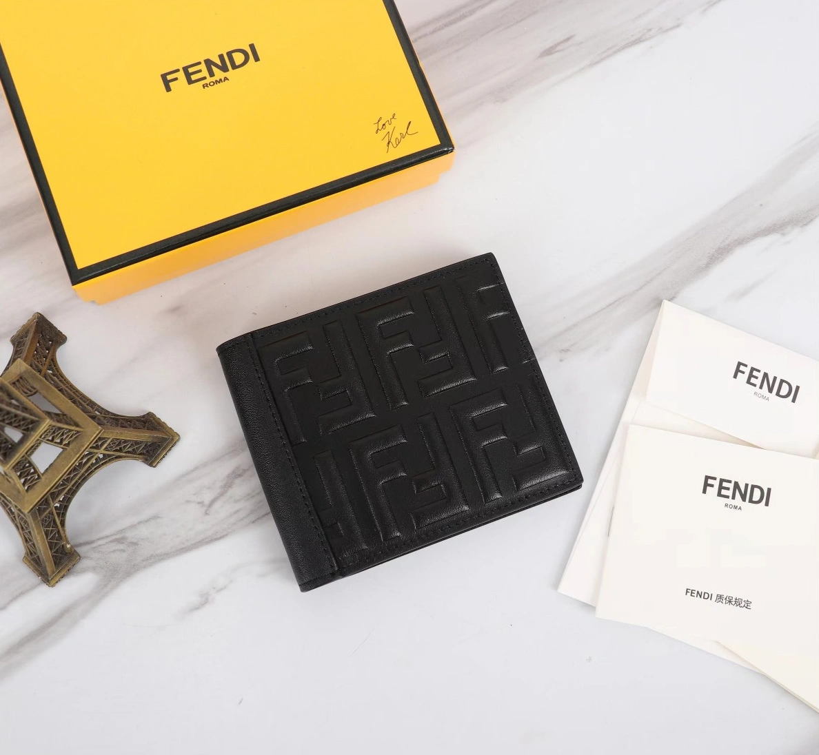 Affordable 9278 Fendi AAA Man Wallets
