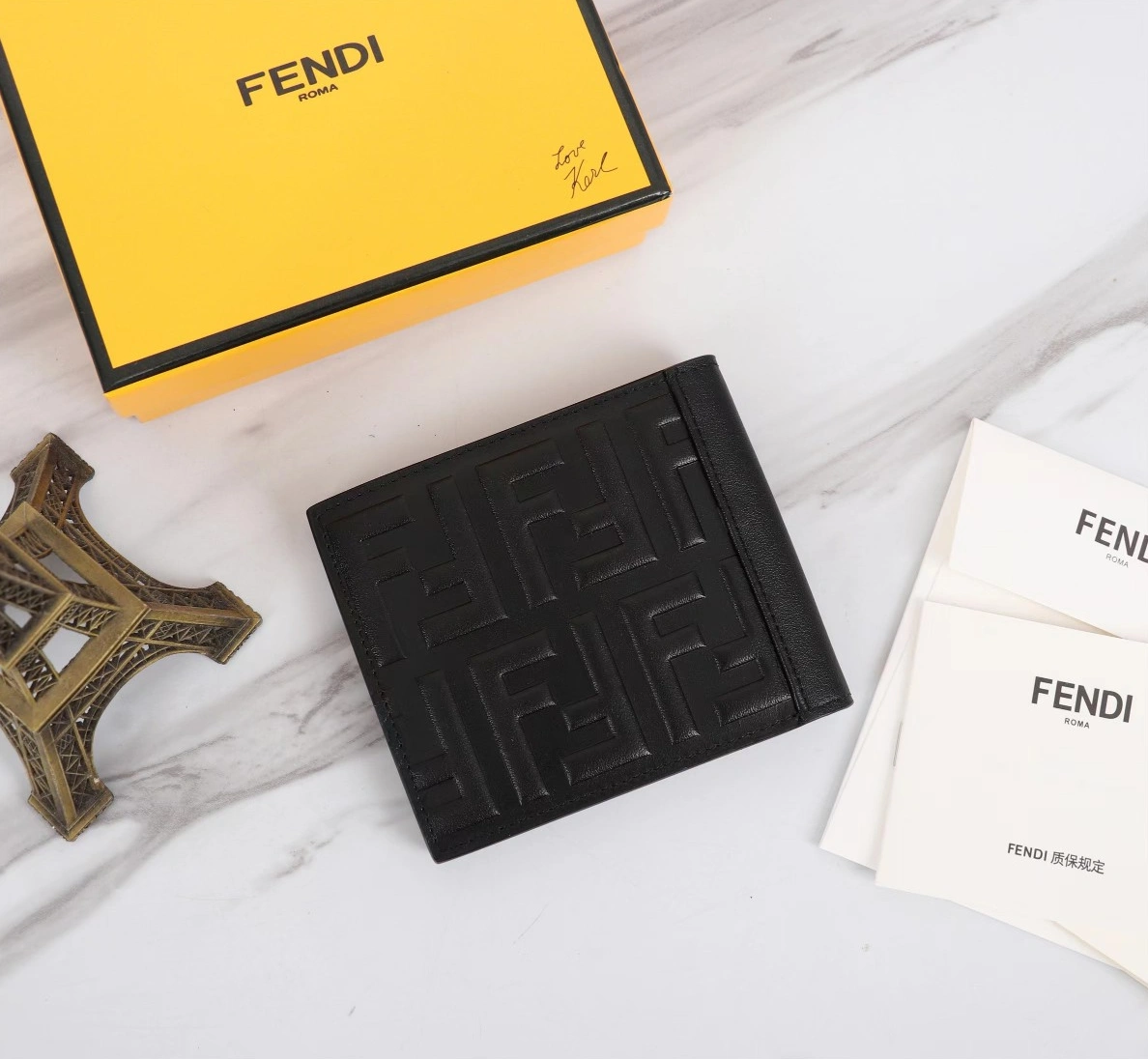 Affordable 9278 Fendi AAA Man Wallets