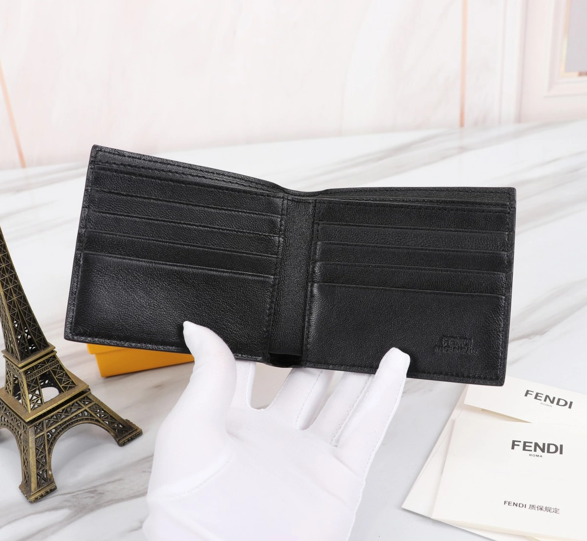 Affordable 9278 Fendi AAA Man Wallets