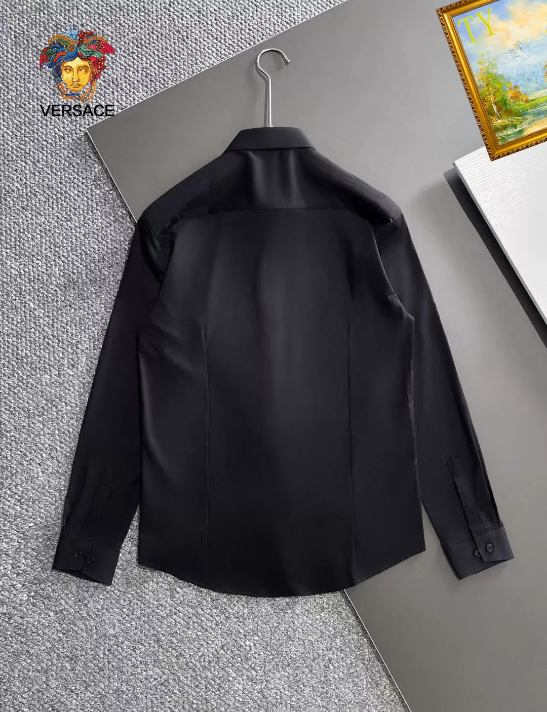 Affordable 9522 Versace Shirts Long Sleeved For Unisex