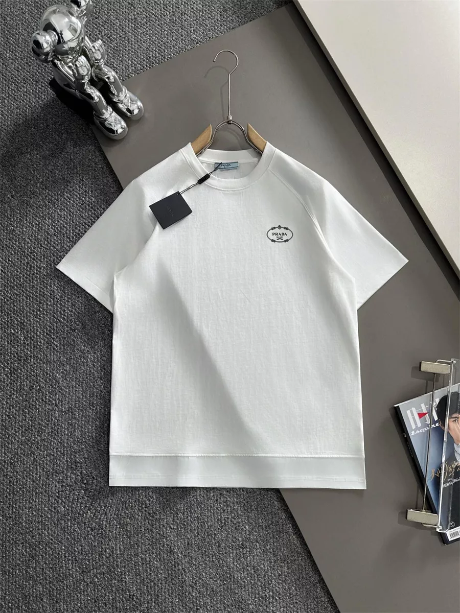 Affordable 9540 Prada T-Shirts Short Sleeved For Unisex