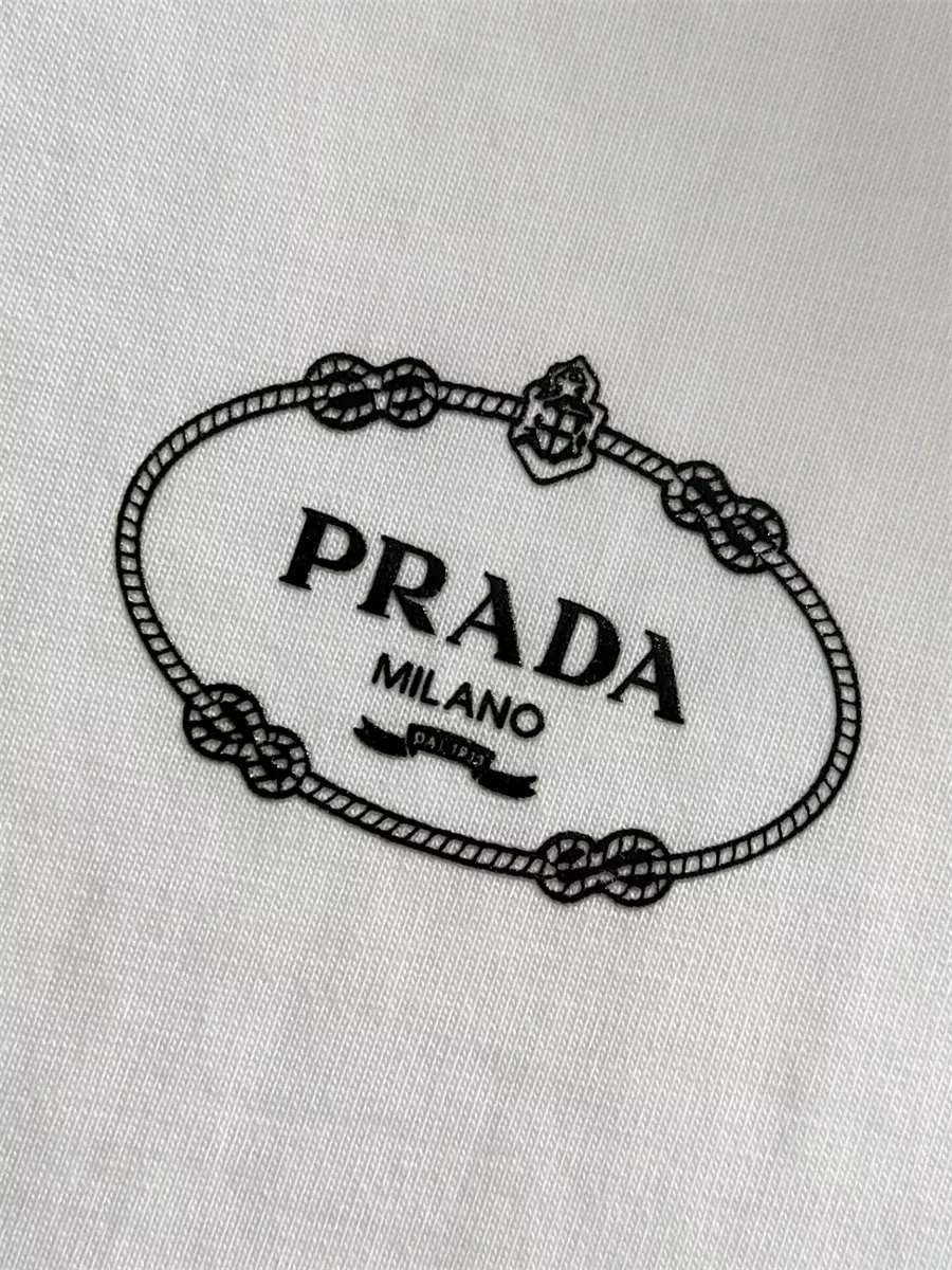 Affordable 9540 Prada T-Shirts Short Sleeved For Unisex