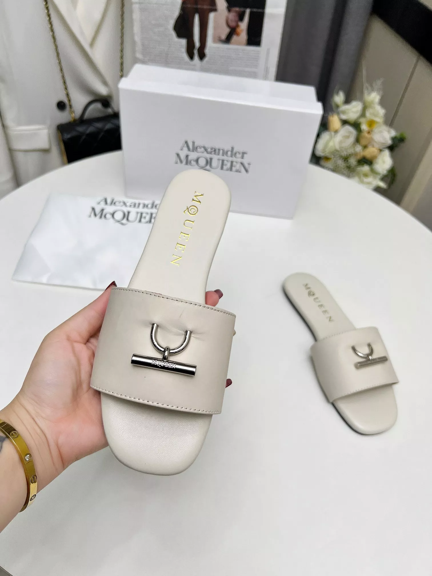 Affordable 9801 Alexander McQueen Slippers For Women