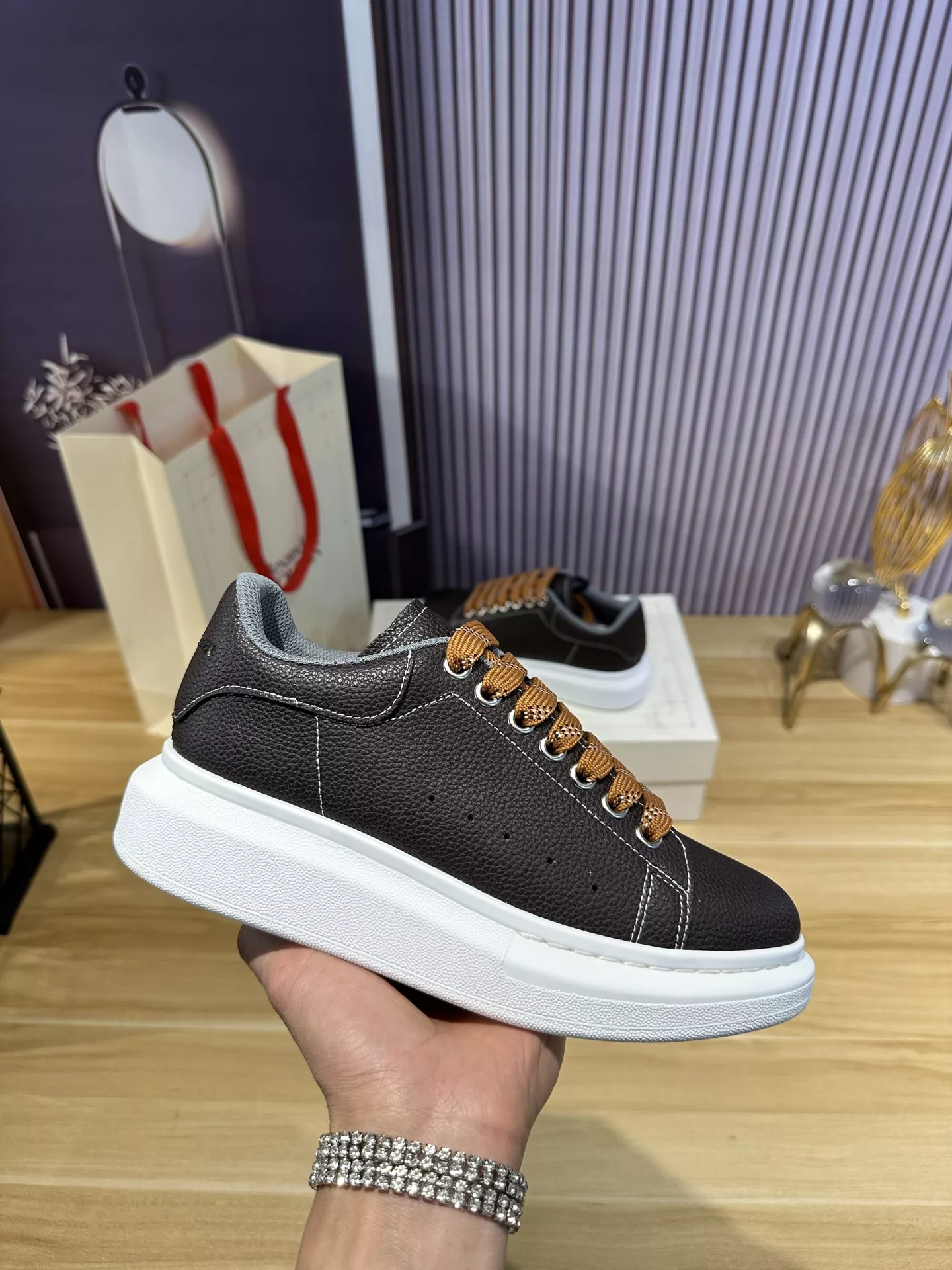 Alexander McQueen Casual Shoes For Men Durable 1448