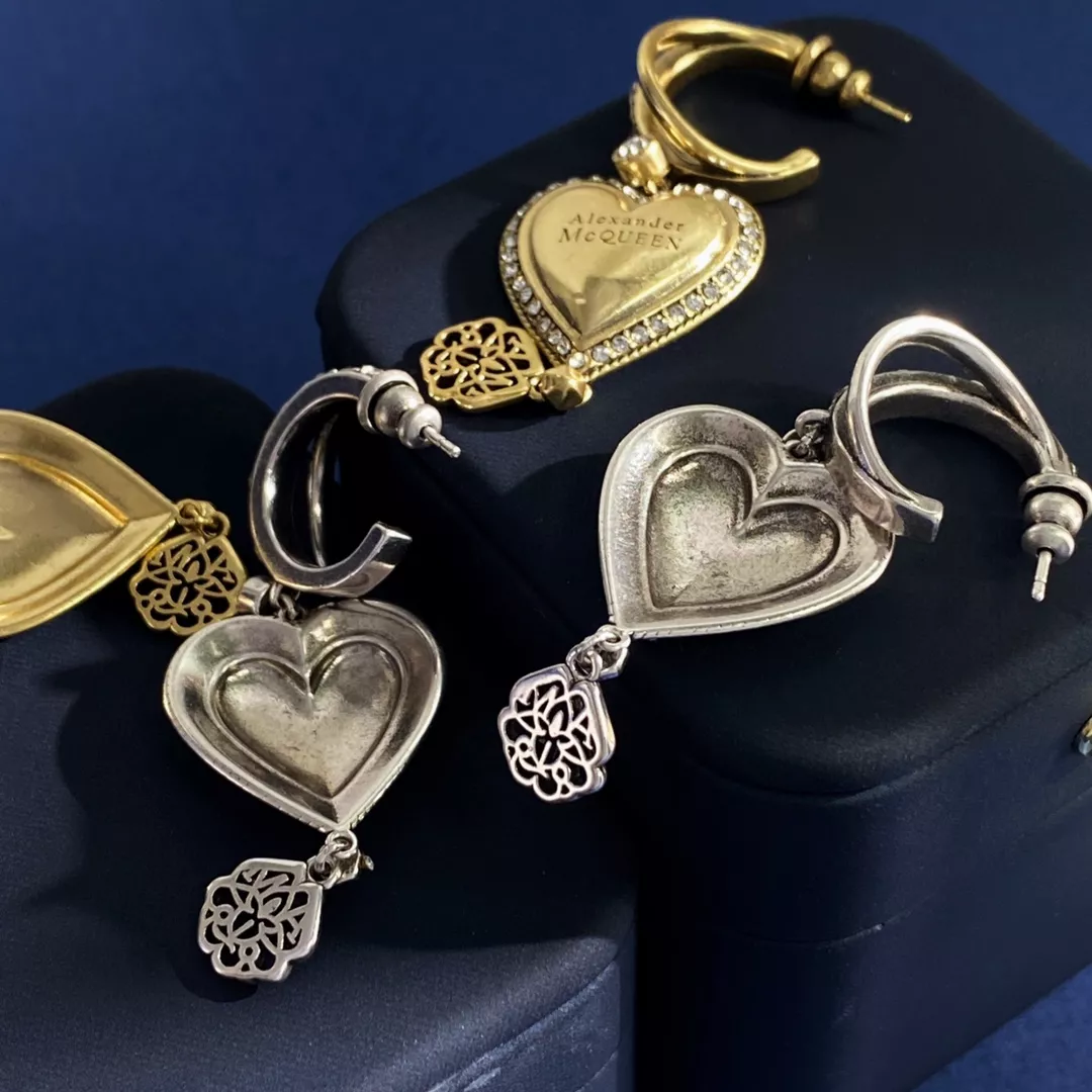 Alexander McQueen Earrings For Women Bold 3479