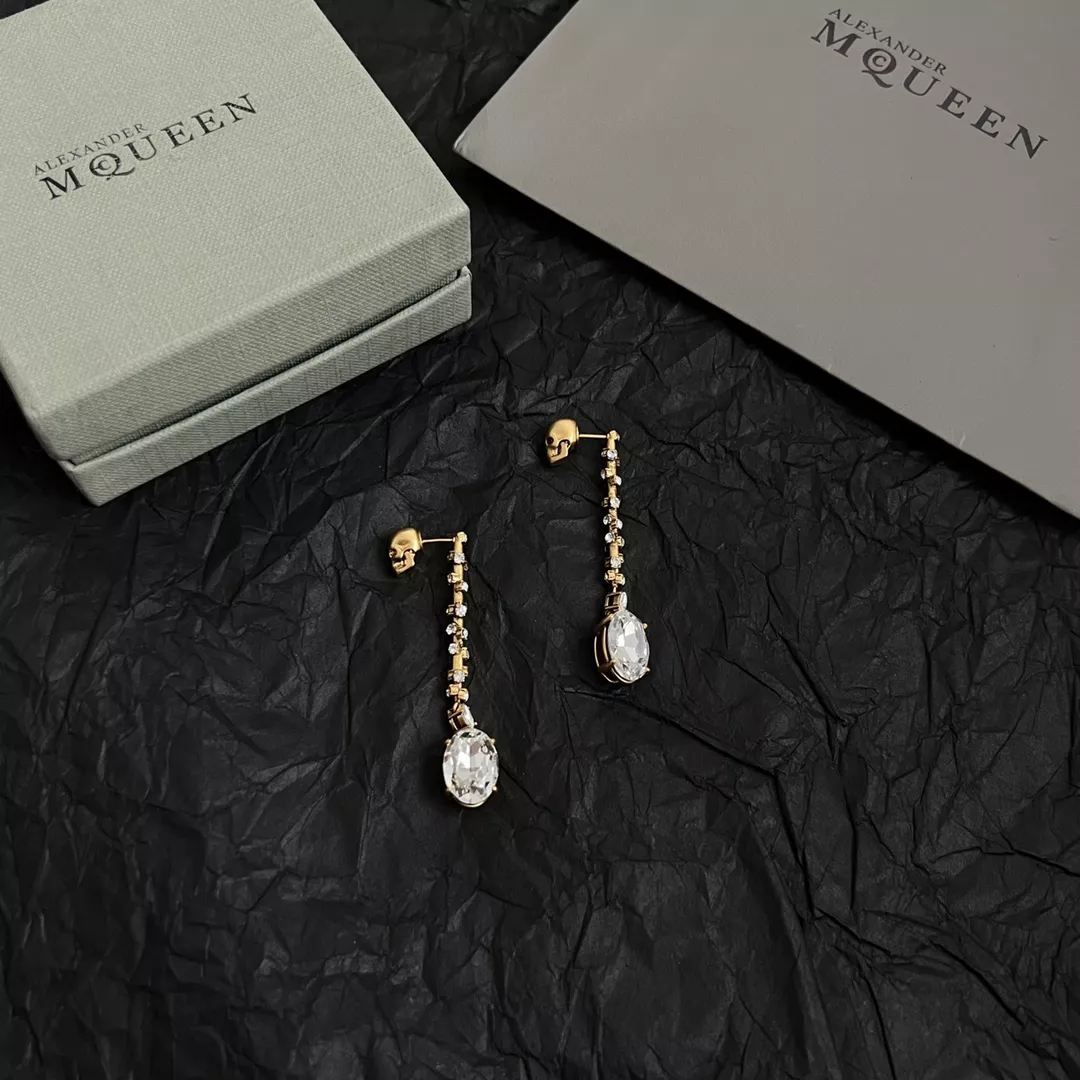 Alexander McQueen Earrings For Women Versatile 9924