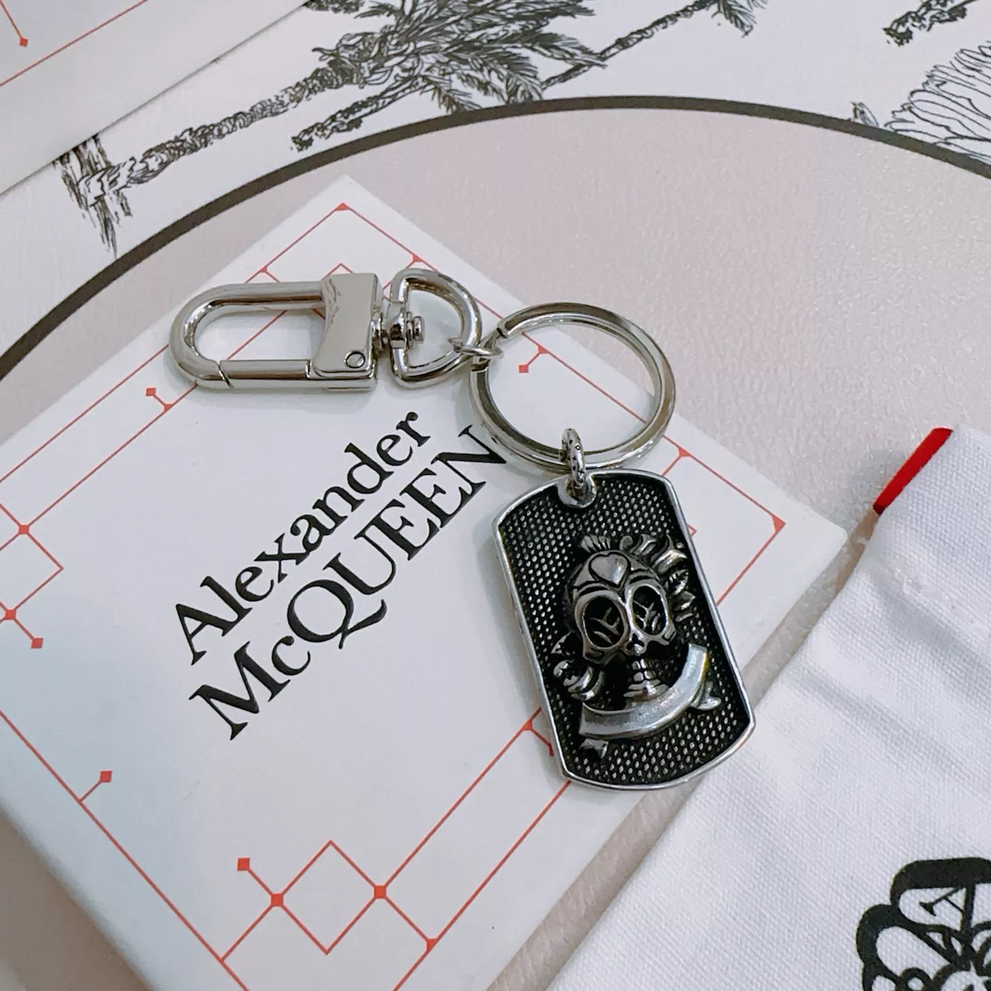 Alexander McQueen Key Holder And Bag Buckle SmartChoice 3334