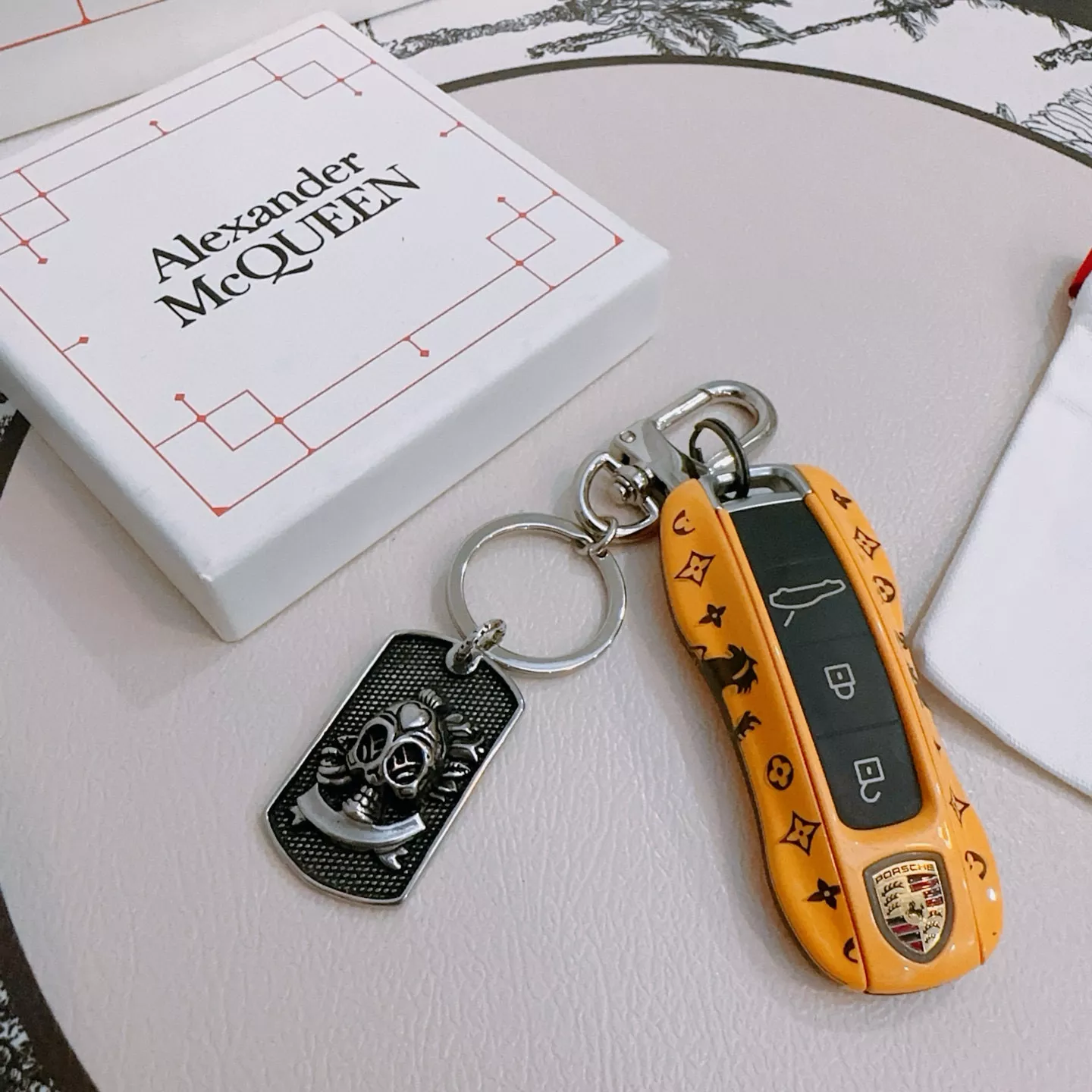 Alexander McQueen Key Holder And Bag Buckle SmartChoice 3334