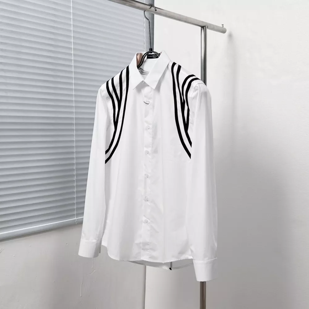 Alexander McQueen Shirts Long Sleeved For Men GoAnywhere 6459