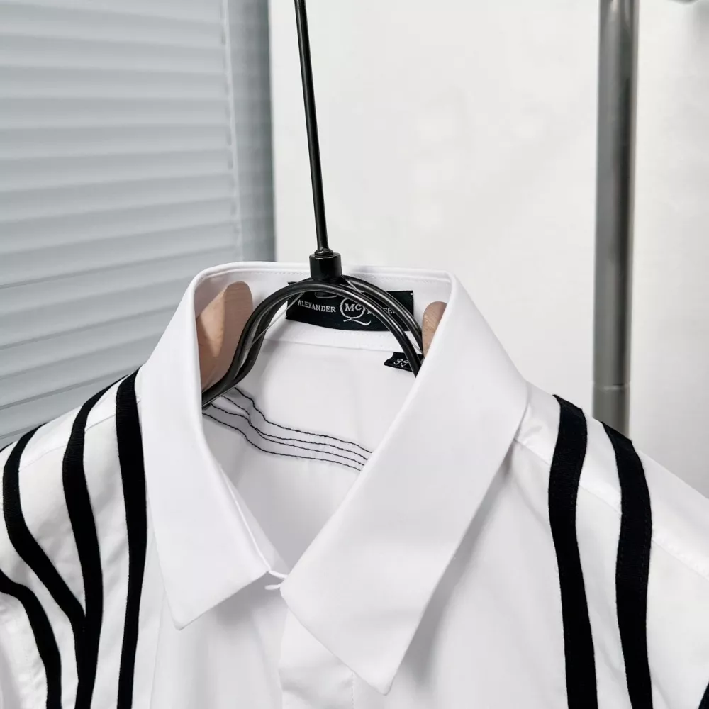 Alexander McQueen Shirts Long Sleeved For Men GoAnywhere 6459