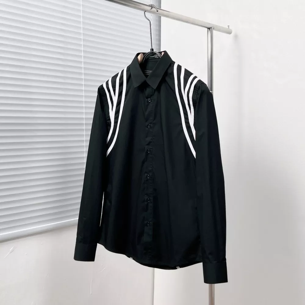 Alexander McQueen Shirts Long Sleeved For Men Timeless 8506
