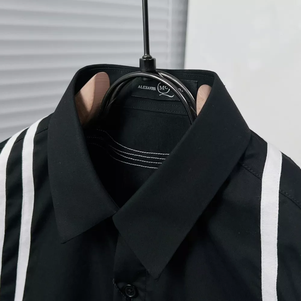Alexander McQueen Shirts Long Sleeved For Men Timeless 8506