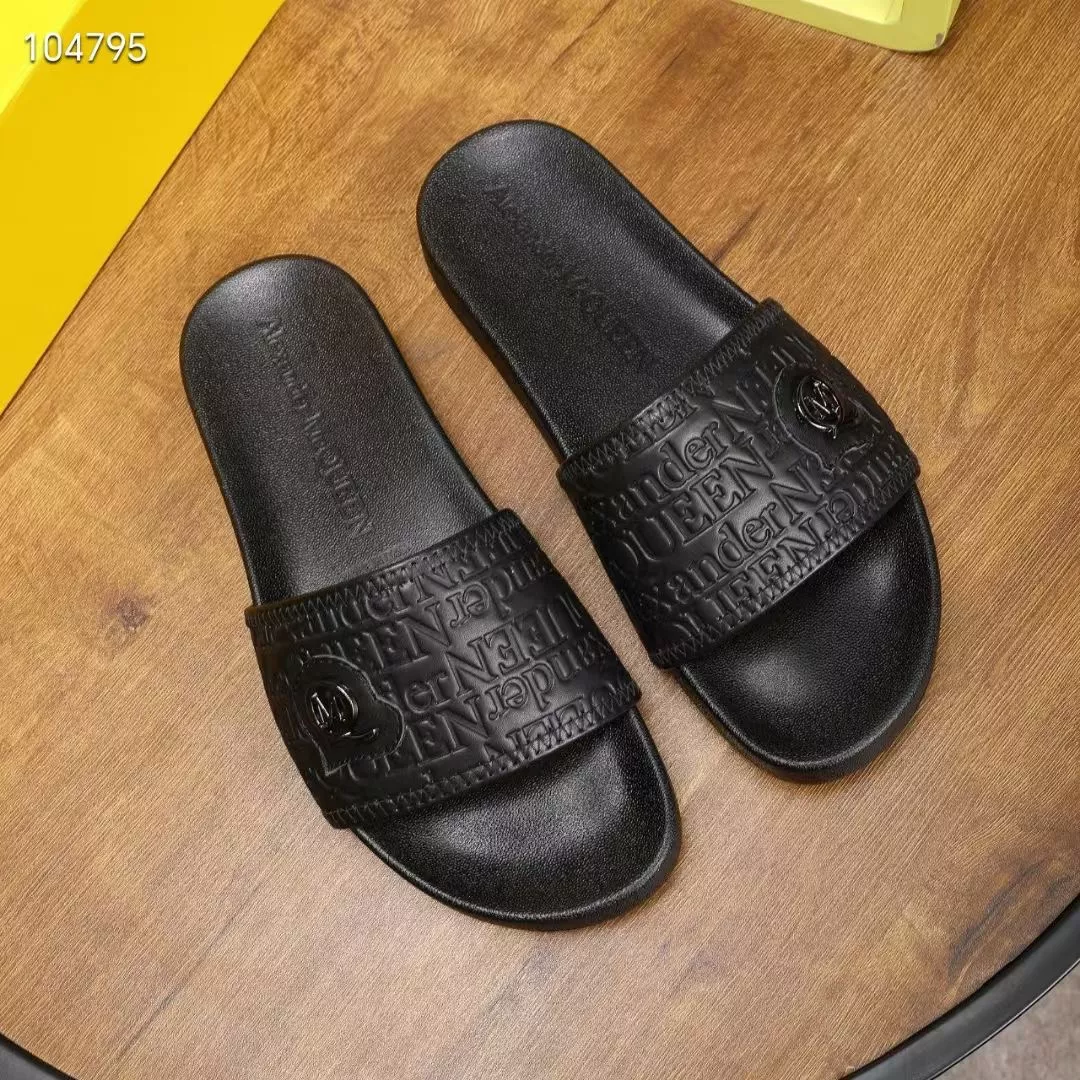 Alexander McQueen Slippers For Men Breathable 7768
