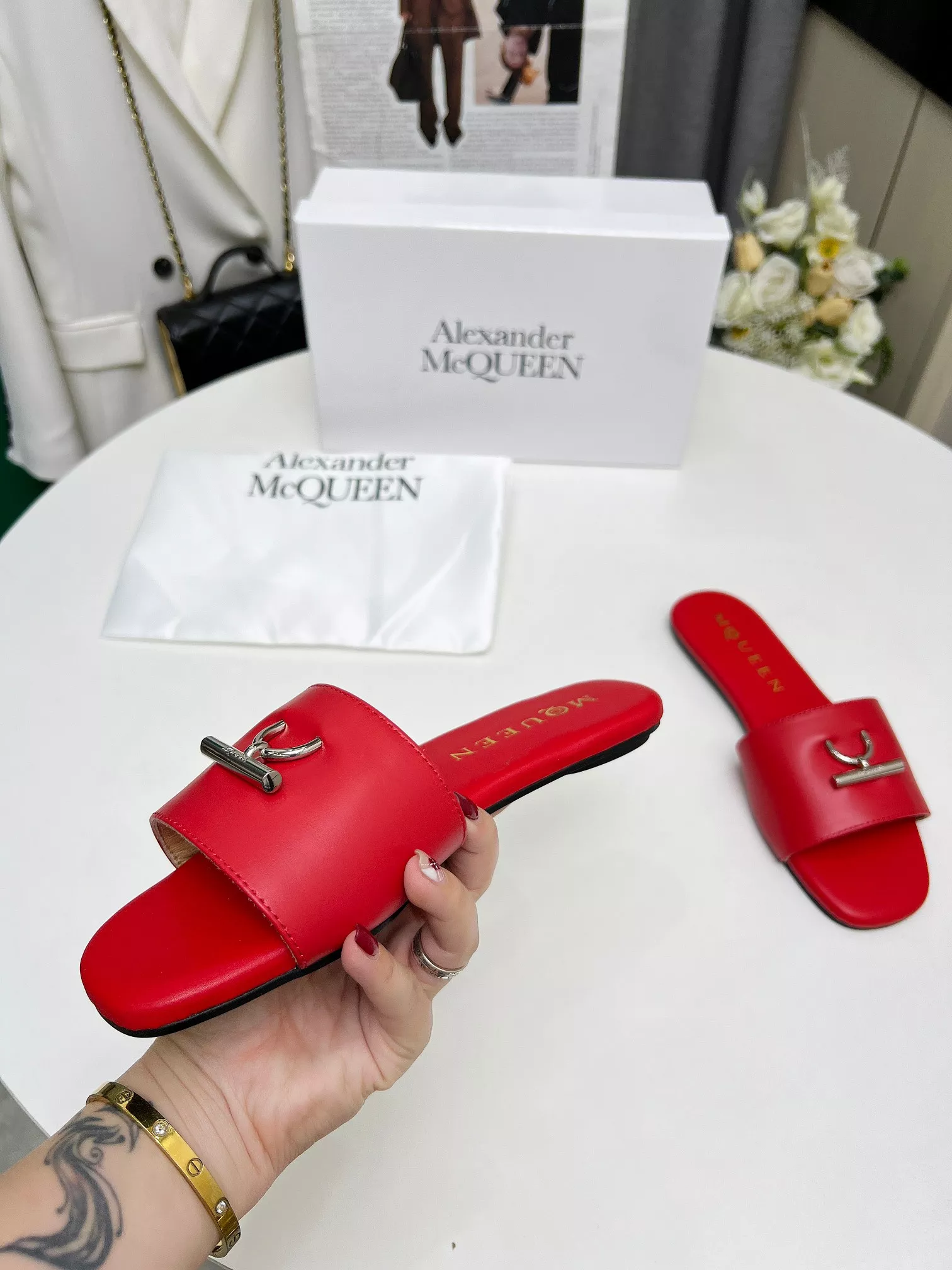 Alexander McQueen Slippers For Women AllSeason 5748
