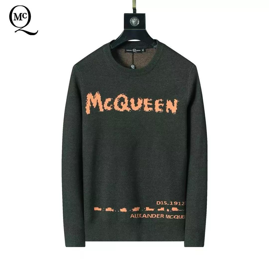 Alexander McQueen Sweaters Long Sleeved For Men Cozy 1897