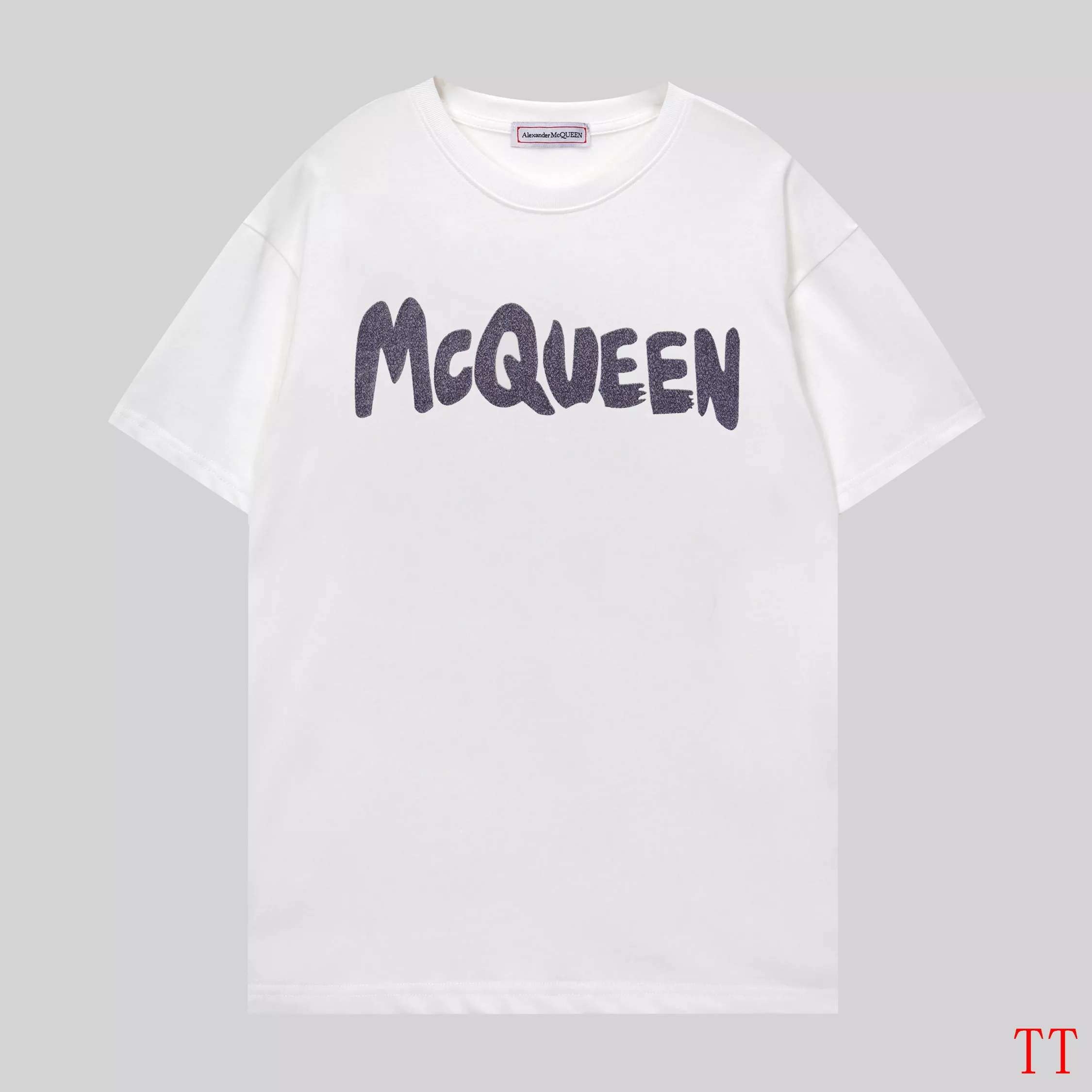 Alexander McQueen T-shirts Short Sleeved For Unisex Affordable 2104