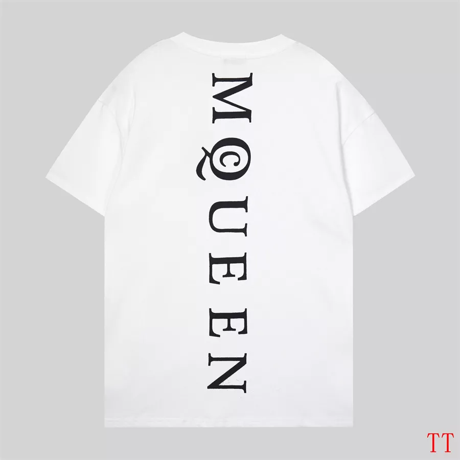 Alexander McQueen T-shirts Short Sleeved For Unisex Breathable 3149