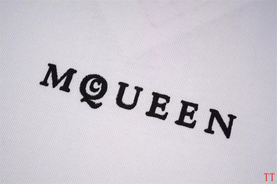Alexander McQueen T-shirts Short Sleeved For Unisex Breathable 3149