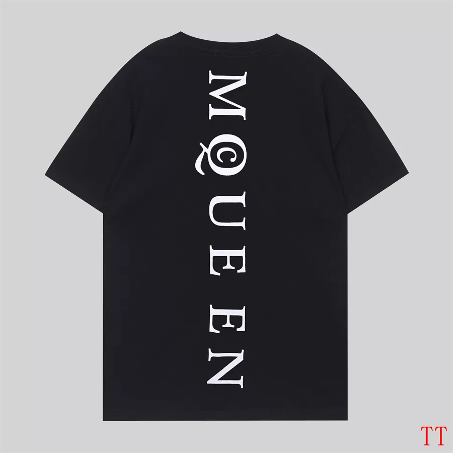 Alexander McQueen T-shirts Short Sleeved For Unisex GoodFit 3111