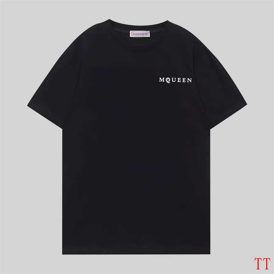 Alexander McQueen T-shirts Short Sleeved For Unisex GoodFit 3111