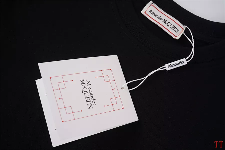 Alexander McQueen T-shirts Short Sleeved For Unisex GoodFit 3111