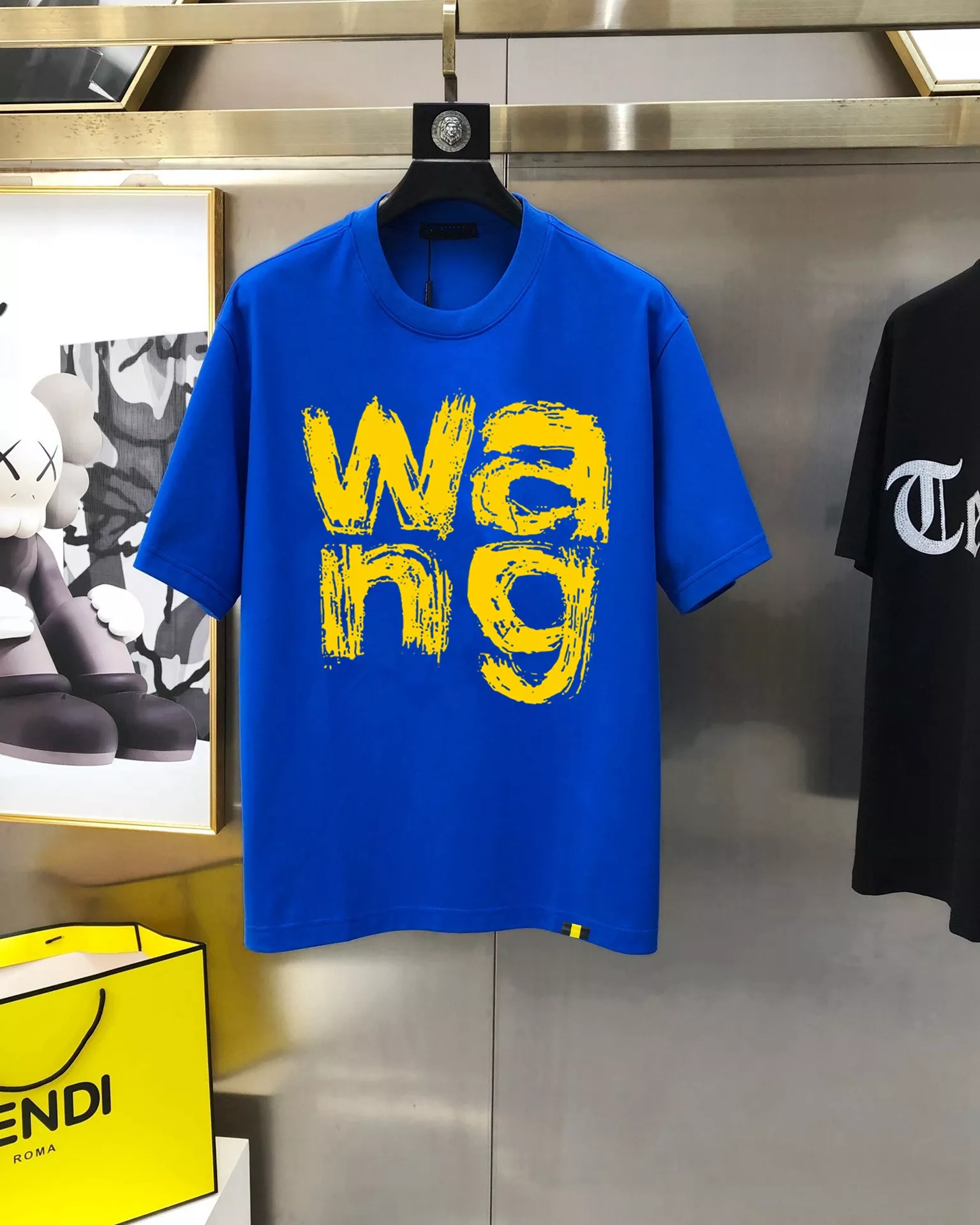 Alexander Wang T-Shirts Short Sleeved For Men Fashionable 1065