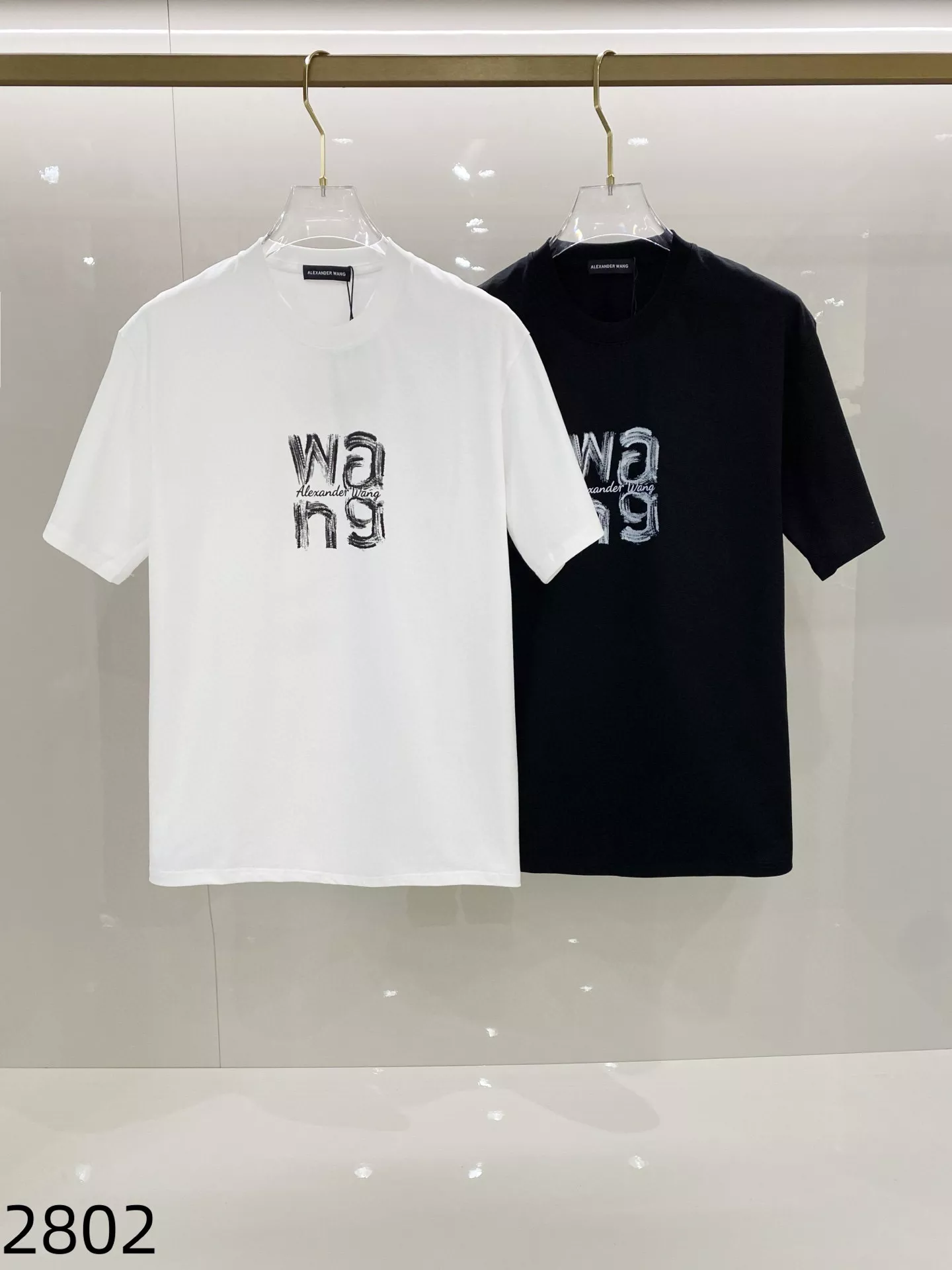 Alexander Wang T-Shirts Short Sleeved For Unisex DailyWear 4563
