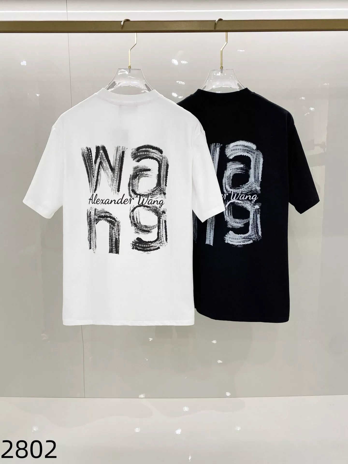 Alexander Wang T-Shirts Short Sleeved For Unisex DailyWear 4563