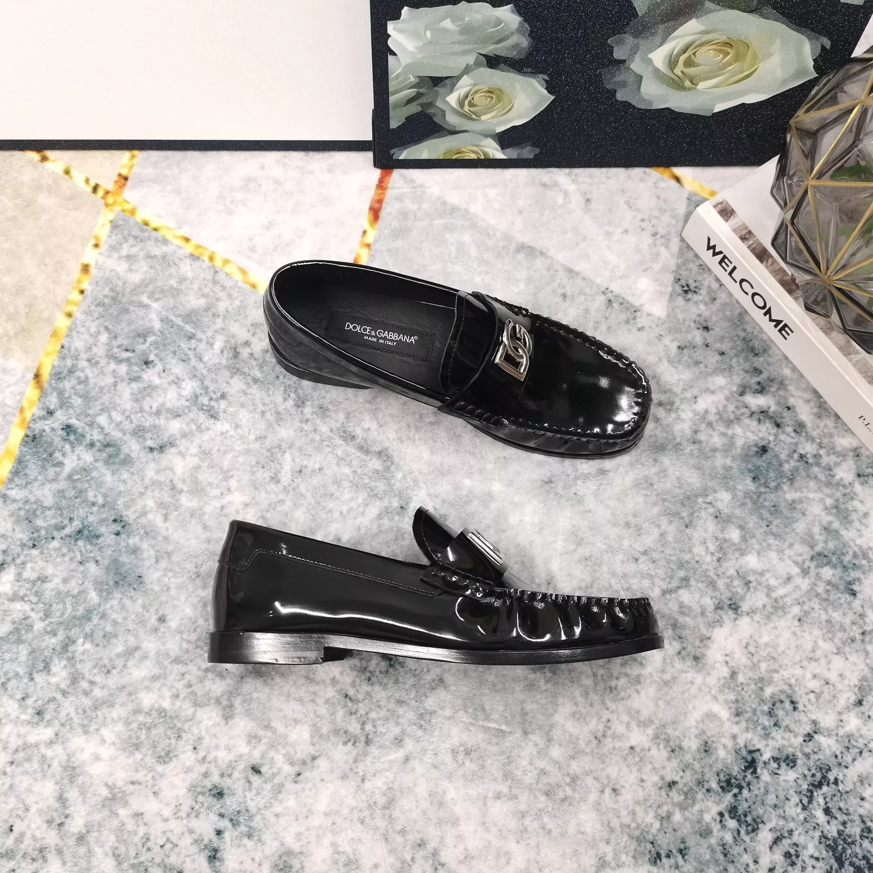 AllSeason 1139 Dolce & Gabbana D&G Leather Shoes For Women