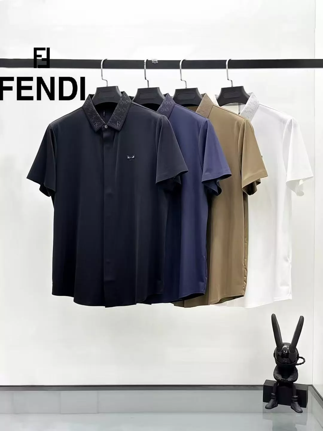 AllSeason 1785 Fendi Shirts Short Sleeved For Men