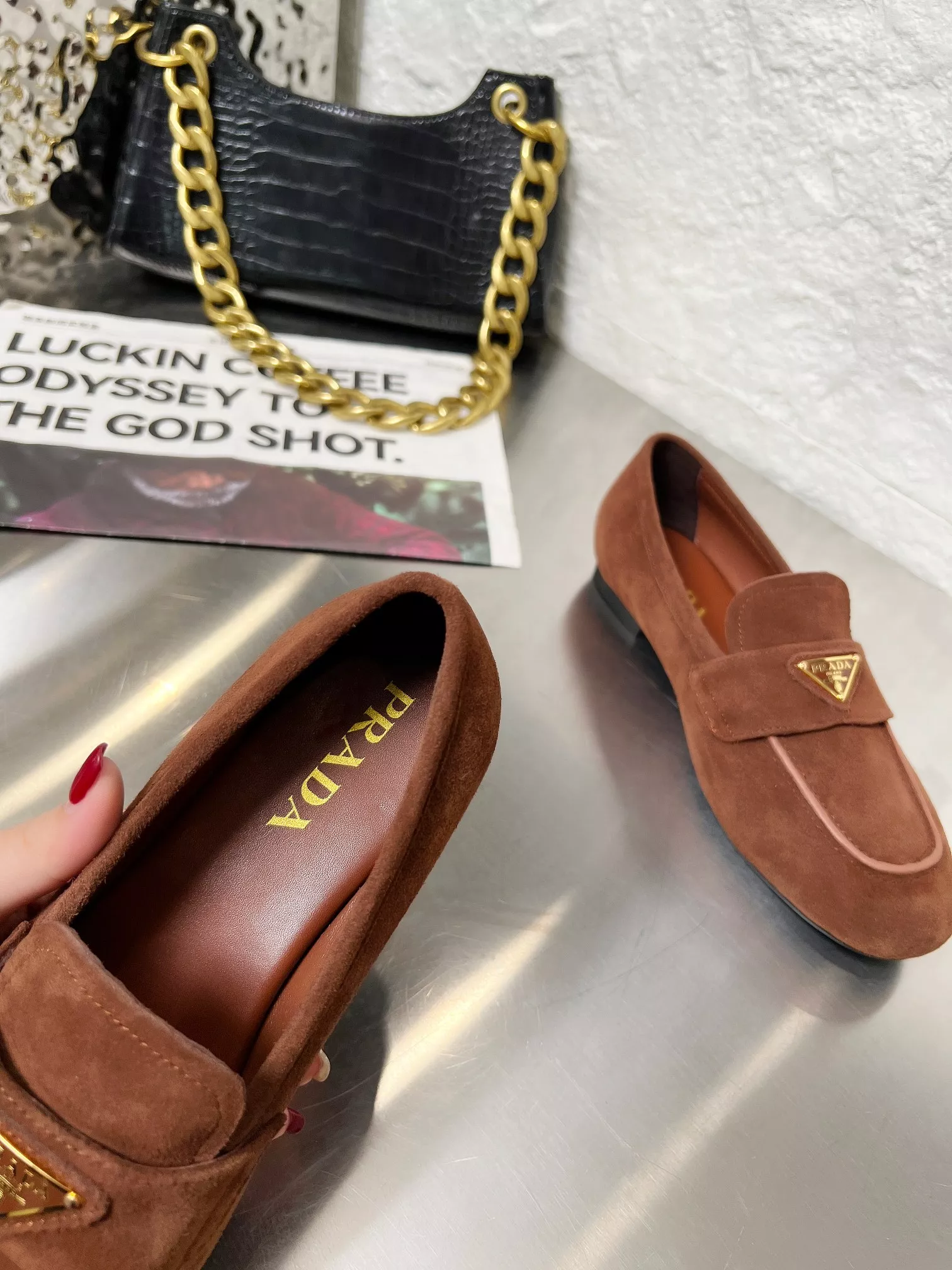 AllSeason 1849 Prada Leather Shoes For Women