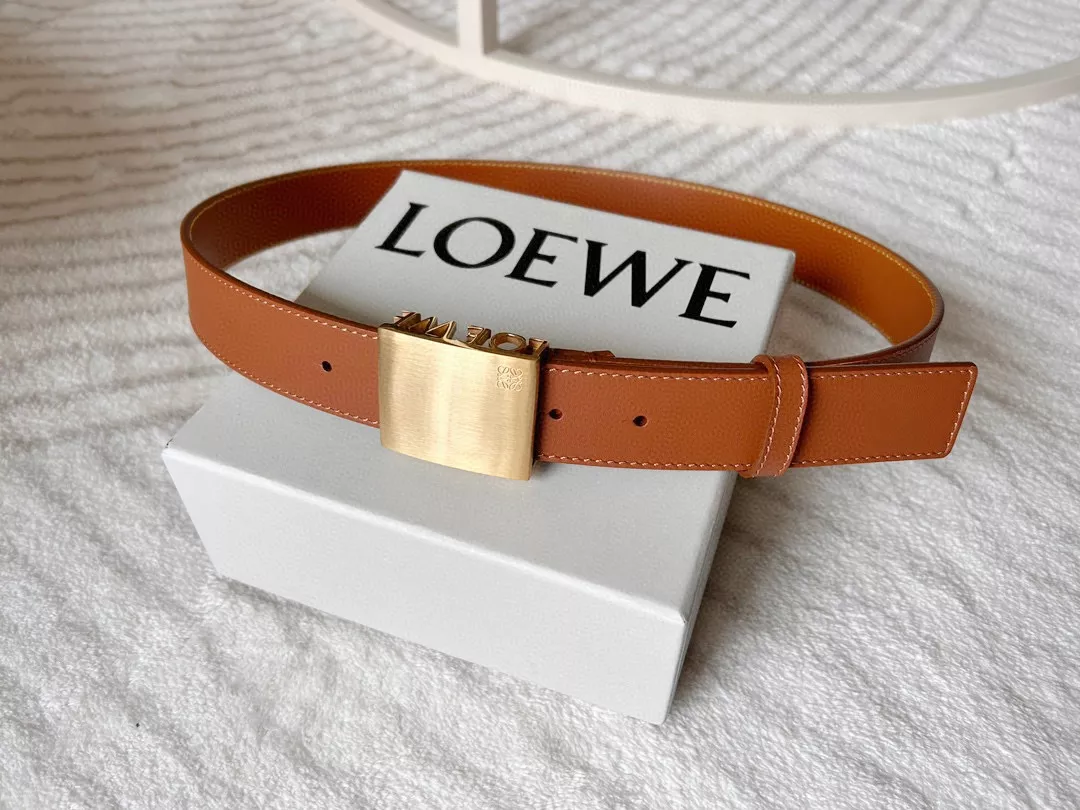AllSeason 2092 LOEWE AAA Quality Belts In 3.5cm For Unisex