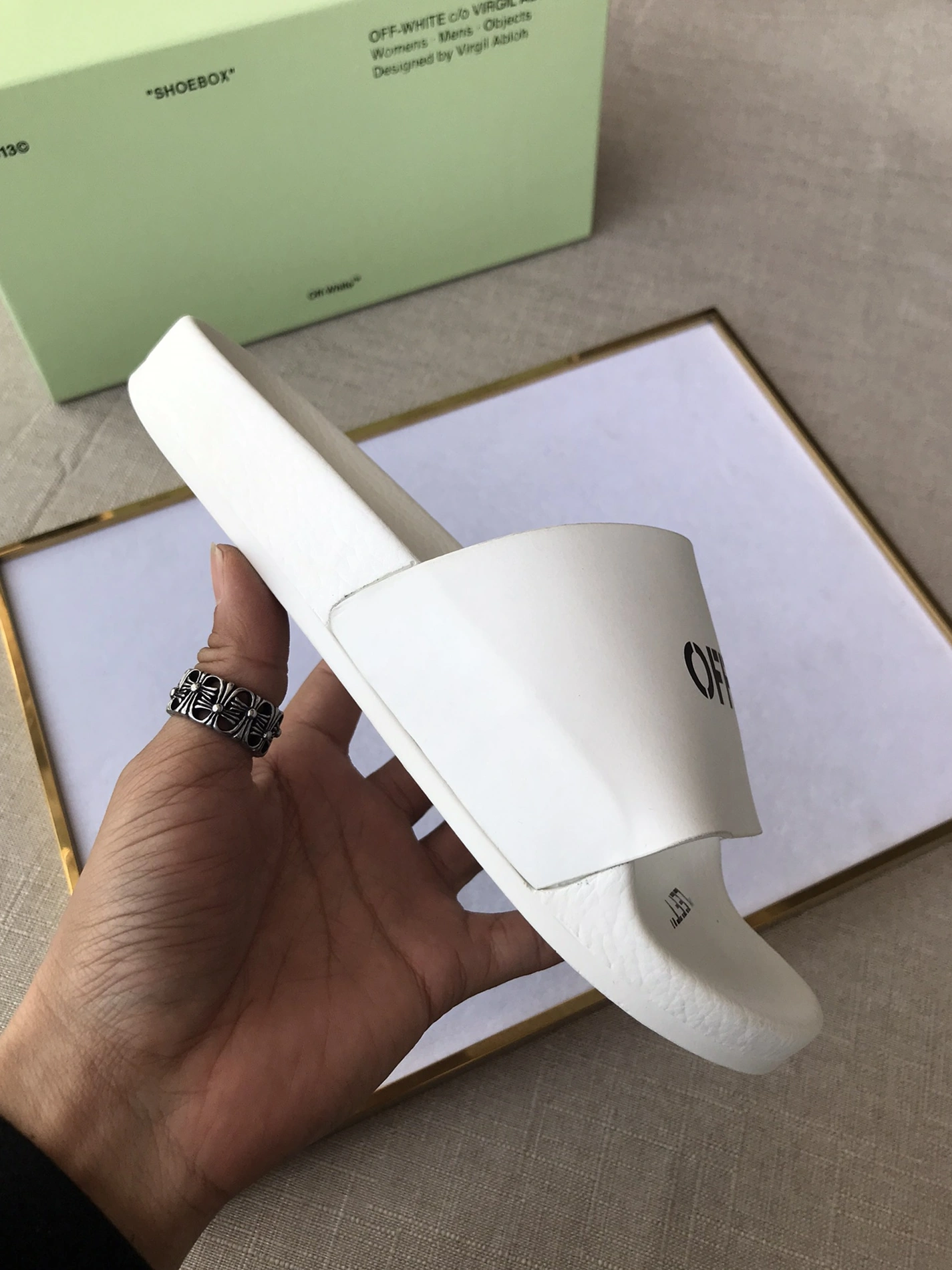 AllSeason 3136 Off-White Slippers For Women