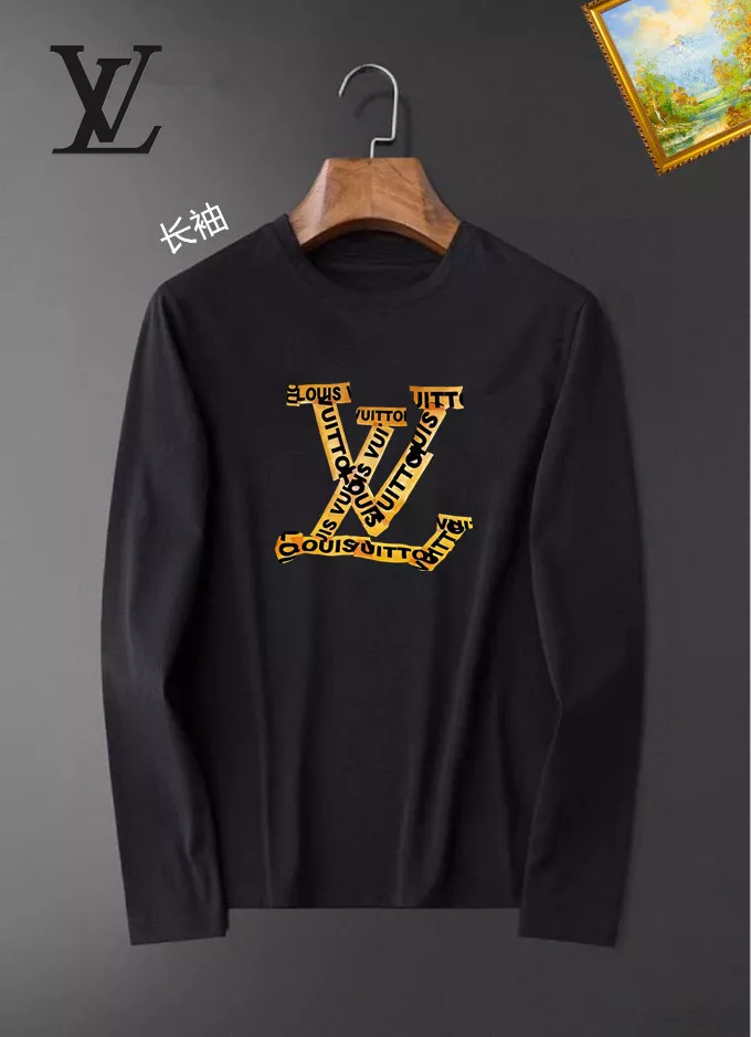 AllSeason 3370 Louis Vuitton LV T-Shirts Long Sleeved For Unisex