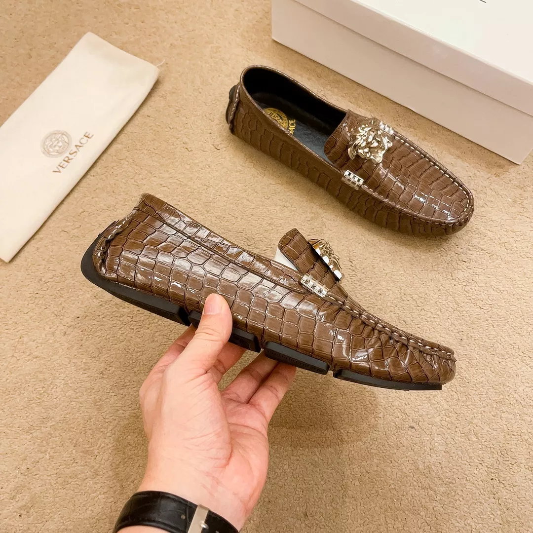 AllSeason 3770 Versace Leather Shoes For Men